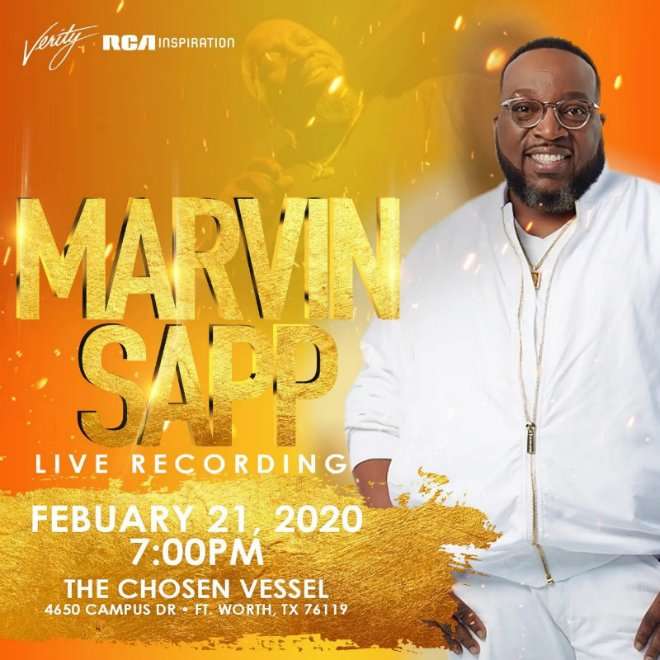 Le 12e album de Marvin Sapp se déroule en DIRECT