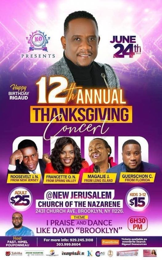 24 juin 2023 | 12th Thanksgiving Concert