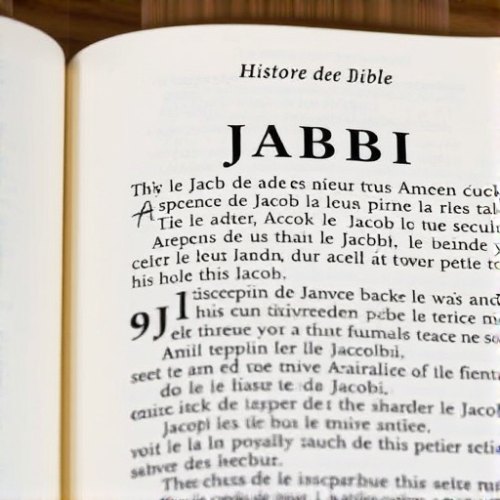 Histoire de Jacob dans la Bible