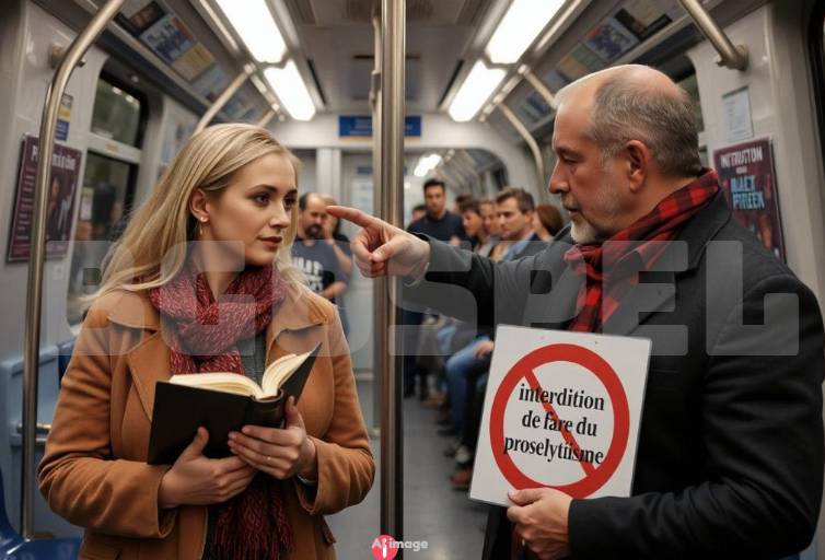 Évangélisation dans le métro : la liberté religieuse en question